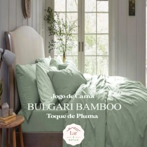 Jogo de Cama Bambu Bulgari 600 Fios 3 Peças